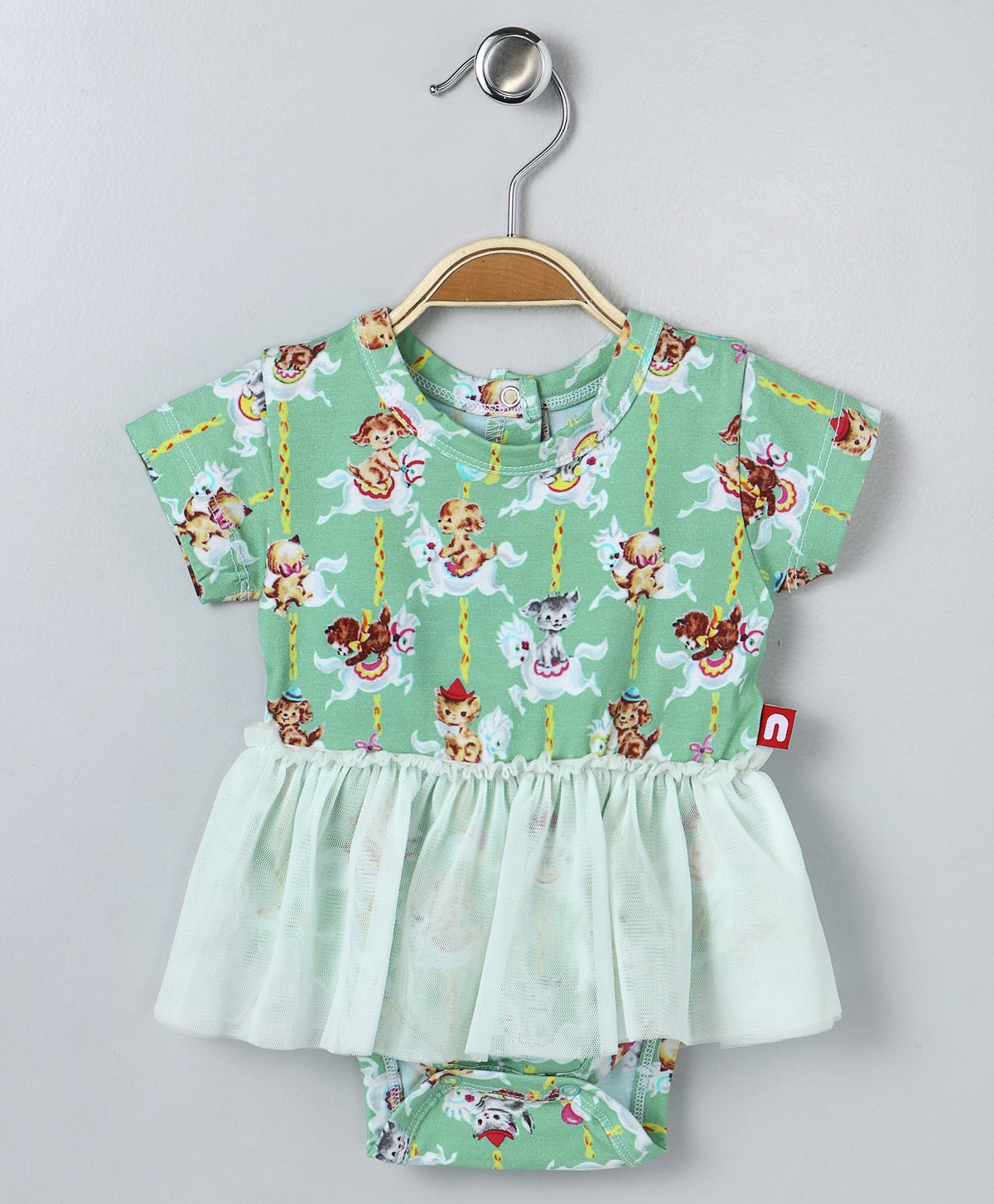 Organic Cotton Onesie Dress For Baby Girls